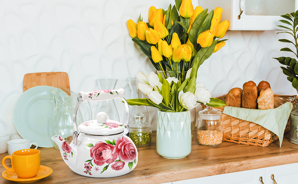 Floral tea kettle pot   small tea kettle pot