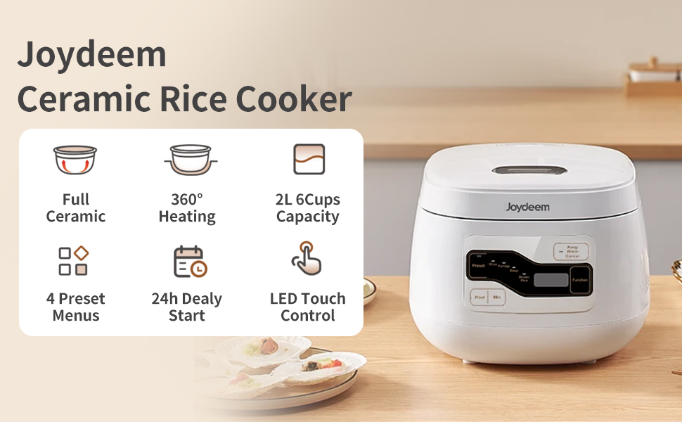 joydeem ceramic rice cooker