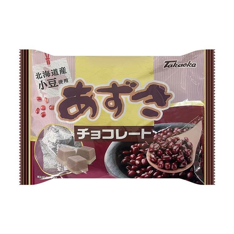 日本高岗巧克力红豆味125g