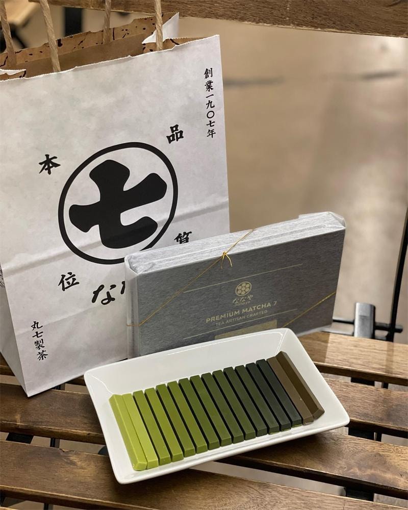 【日本直郵】 日本 nanaya 抹茶焙茶漸層巧克力 16個入