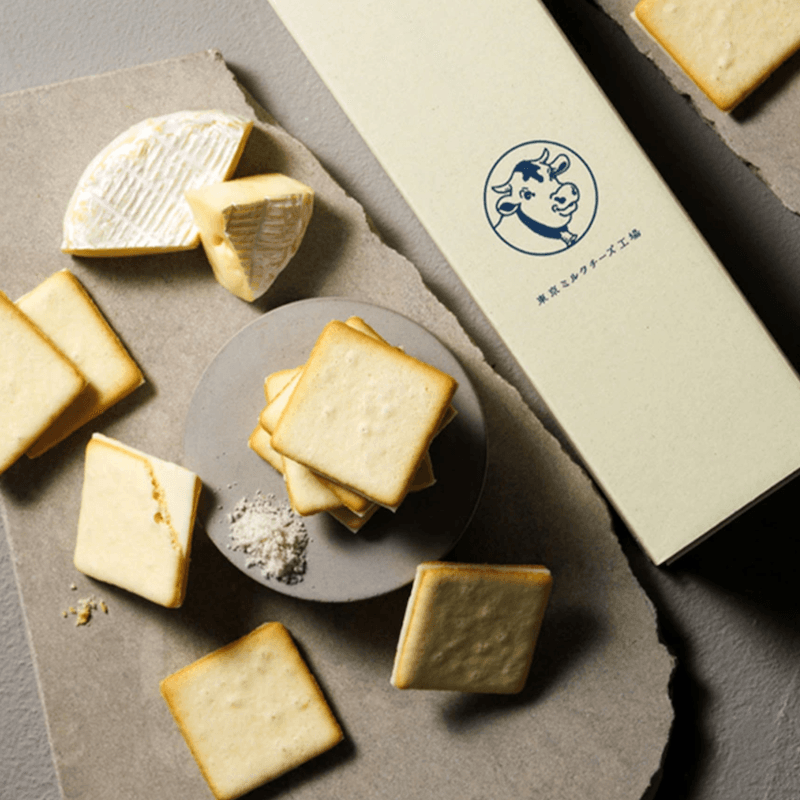 【日本直邮】 新款东京牛奶芝士工厂 海盐卡芒贝尔干酪饼干 9枚装