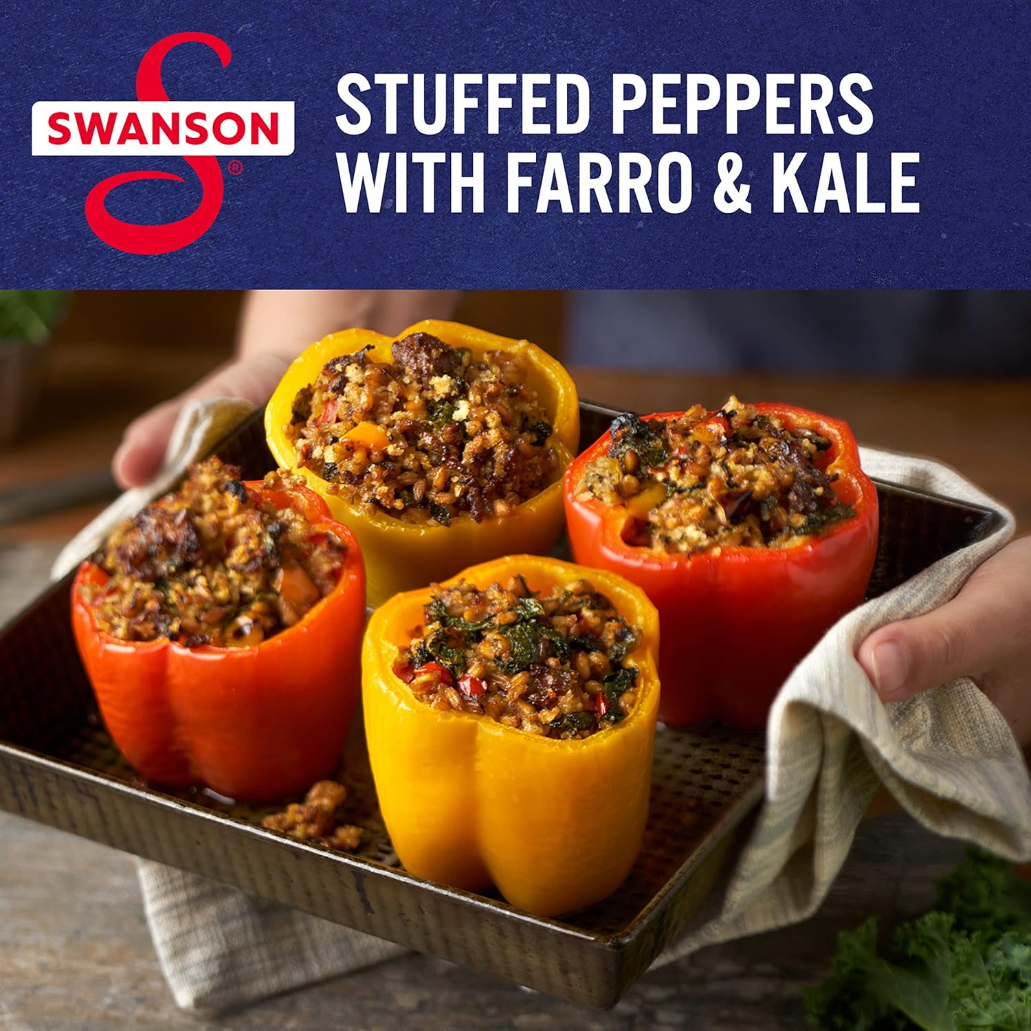 Swanson 天然美味 33% 更少的钠...