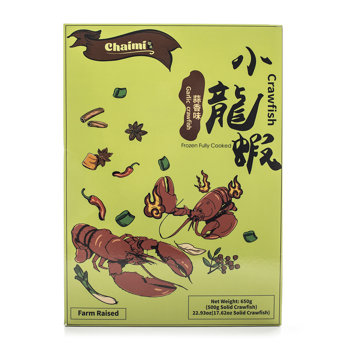 ChaiMi Garlic Crawfish, Frozen 650 g
