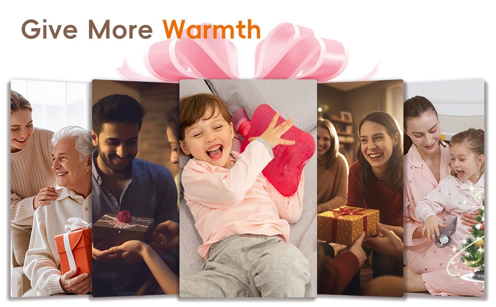 samply hot water bottle with cute cover