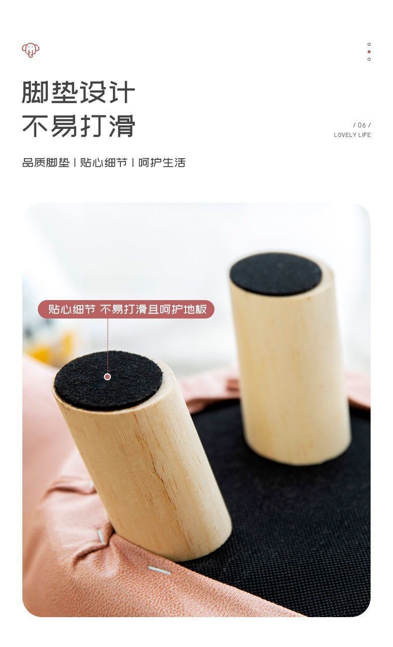 中國 FOXTAIL 凳子科技布 兒童小凳子 家用動物換鞋凳 時尚創意凳可愛造型  粉牛 1個