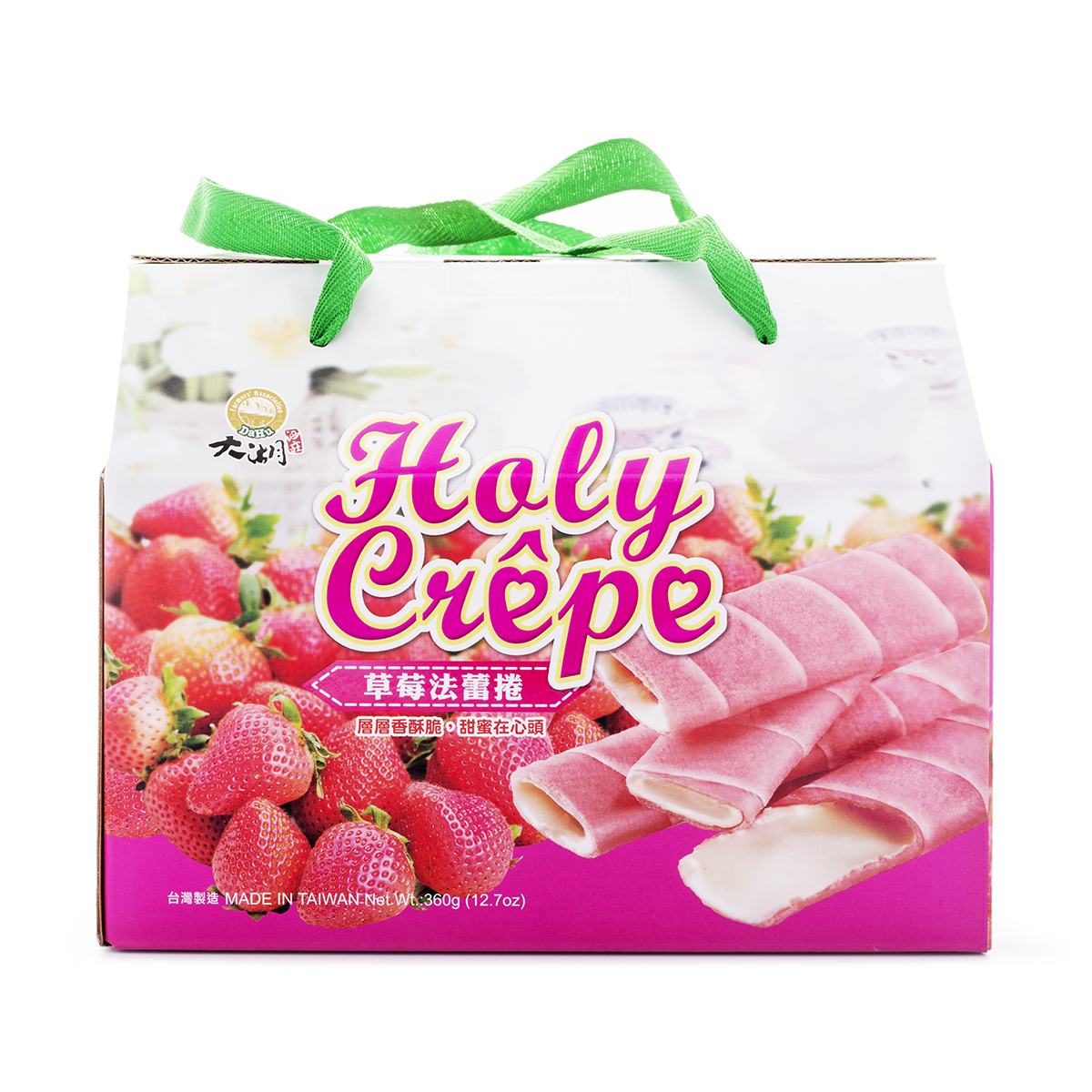 クプアス [熱帯果樹]スーパーフード テオブロマ・グランディフローラム DaHu Farm Crispy Crepes w/ Strawberry & Chocolate Flavor - Weee!