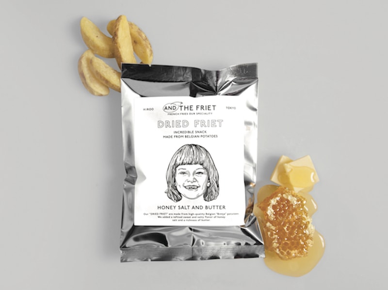 DHL直髮【日本直郵】網紅最IN薯條 AND THE FRIET 蜂蜜海鹽黃油口味薯條 60g