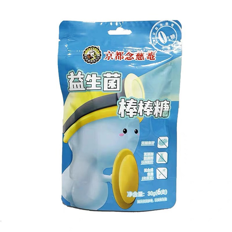 京都念慈庵益生菌棒棒糖30g(6支装)
