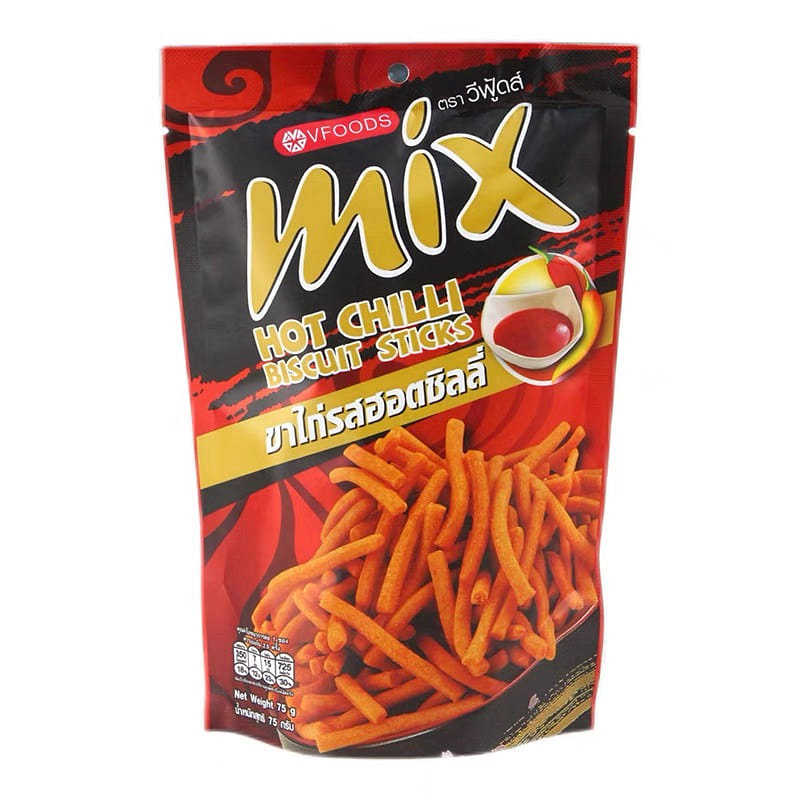 vfoods mix Shrimp Chips nori Hot and Spicy 75g 75 g