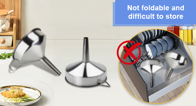 collapsible funnels for kitchen