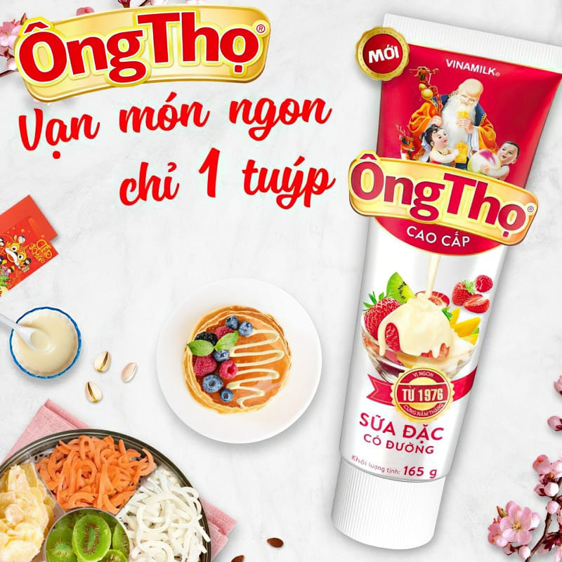 Vietnam Ong Tho Condensed Milk Creamer 165 g