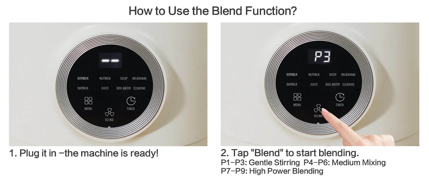how to use the "Blend" function?
