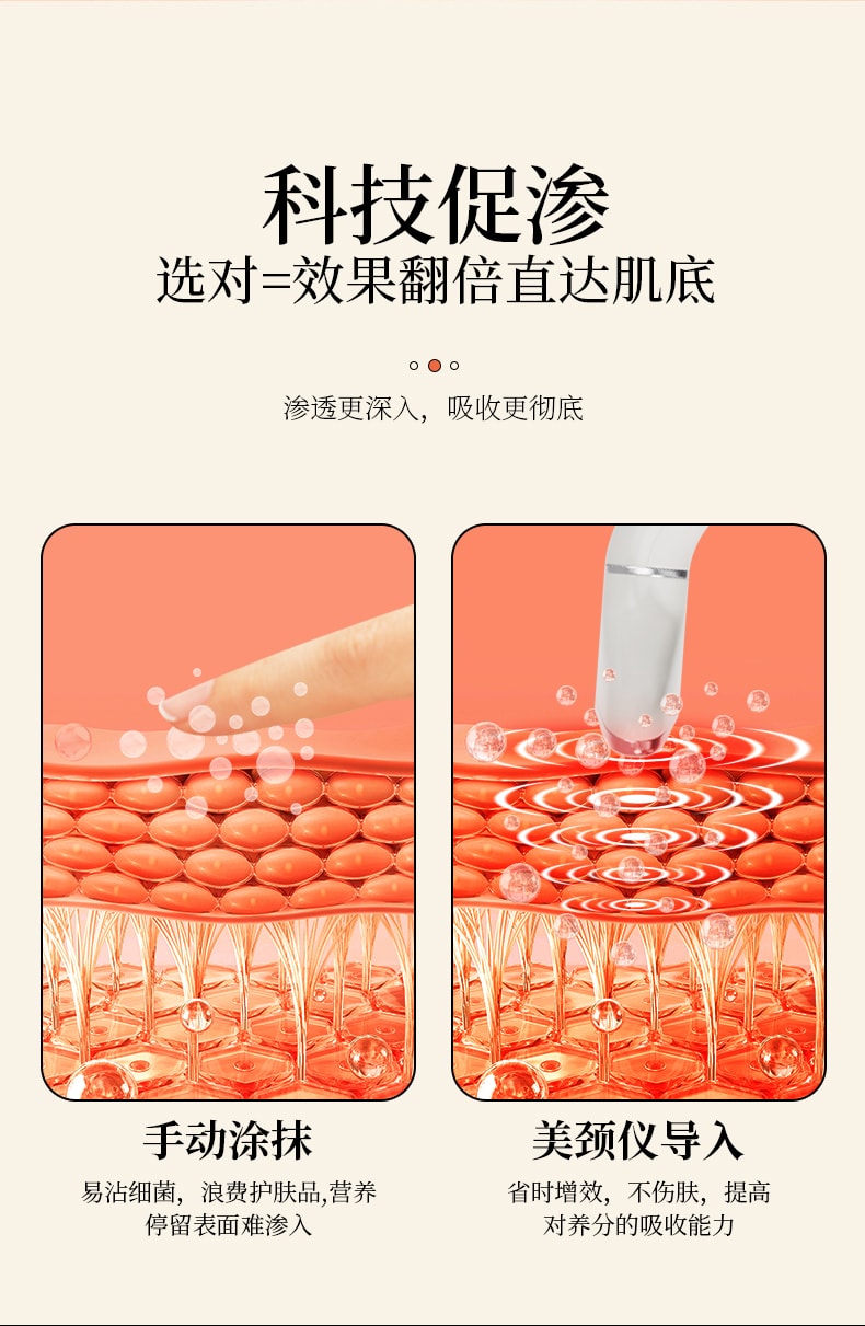 中國 K·SKIN金稻 多功能美容儀 提拉緊緻 按摩消除法令紋 淡化頸紋 藍光導入儀 KD8800A 1臺