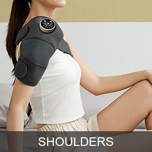 膝部按摩仪1个 膝盖肩膀按摩器带加热功能 最佳礼物包邮 送给男朋友、女朋友、女性、男性的礼物