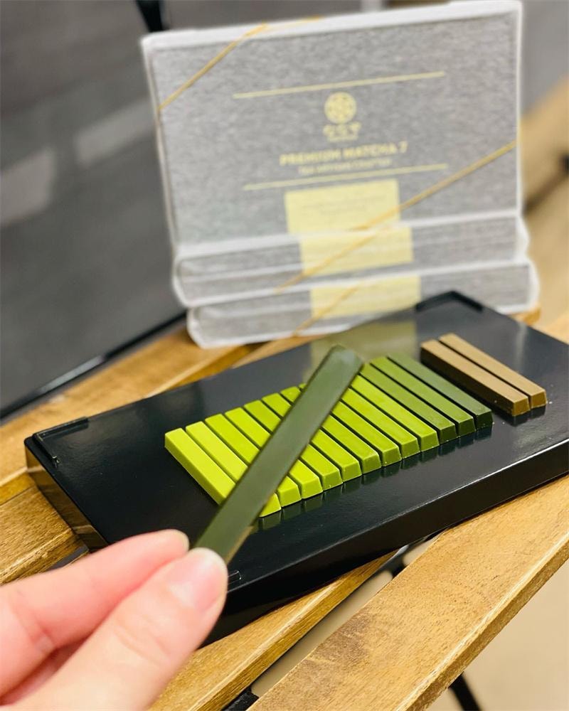 【日本直郵】 日本 nanaya 抹茶焙茶漸層巧克力 16個入