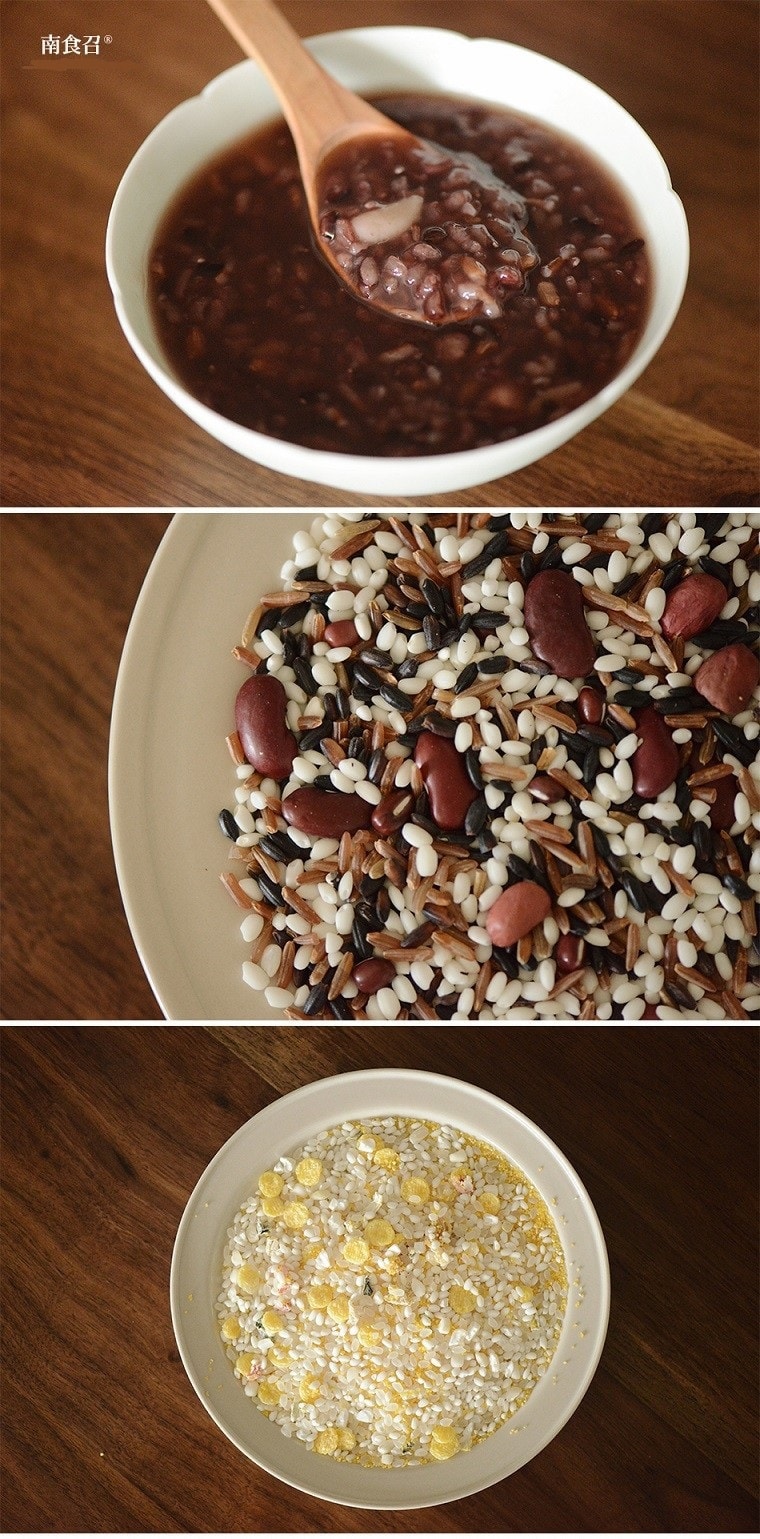 南食召【健康食補】一週的粥 雜糧包組合 1盒7種口味 早餐健康粗糧 665克 中國