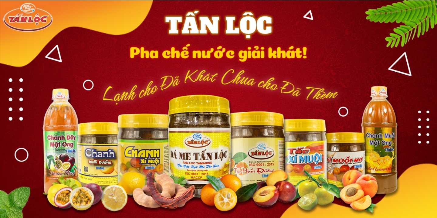 Đ&aacute; me Tấn Lộc | Chanh d&acirc;y Tấn Lộc | Tắc muối đường Tấn Lộc