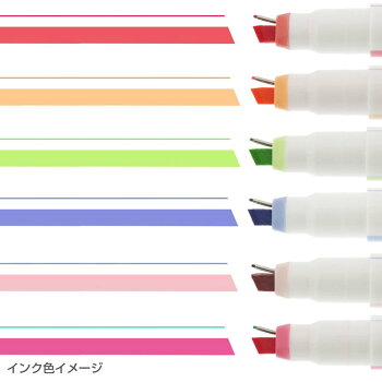 Ninipieニニピーニードルペン＆マーカーペン6本セットカラーペンサンスター文具アイデア文具新學期準備雑貨中學生高校生大人グッズメール便可シネマコレクション