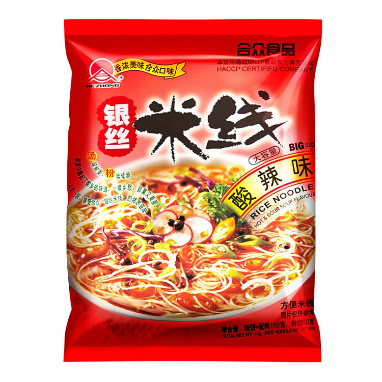 合众海鲜米线 鲍鱼酸辣味105g 105 克