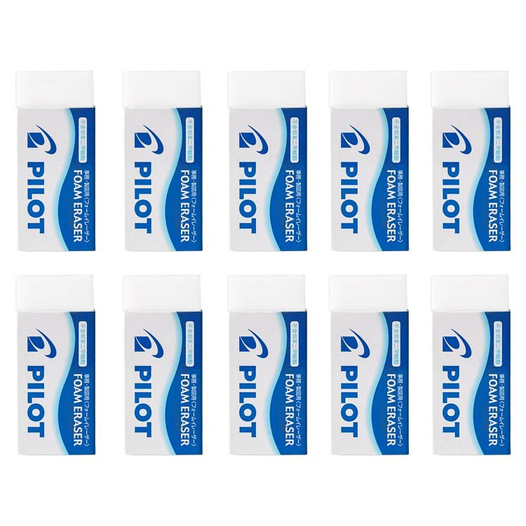 泡沫橡皮10个装 学生文具 1 份