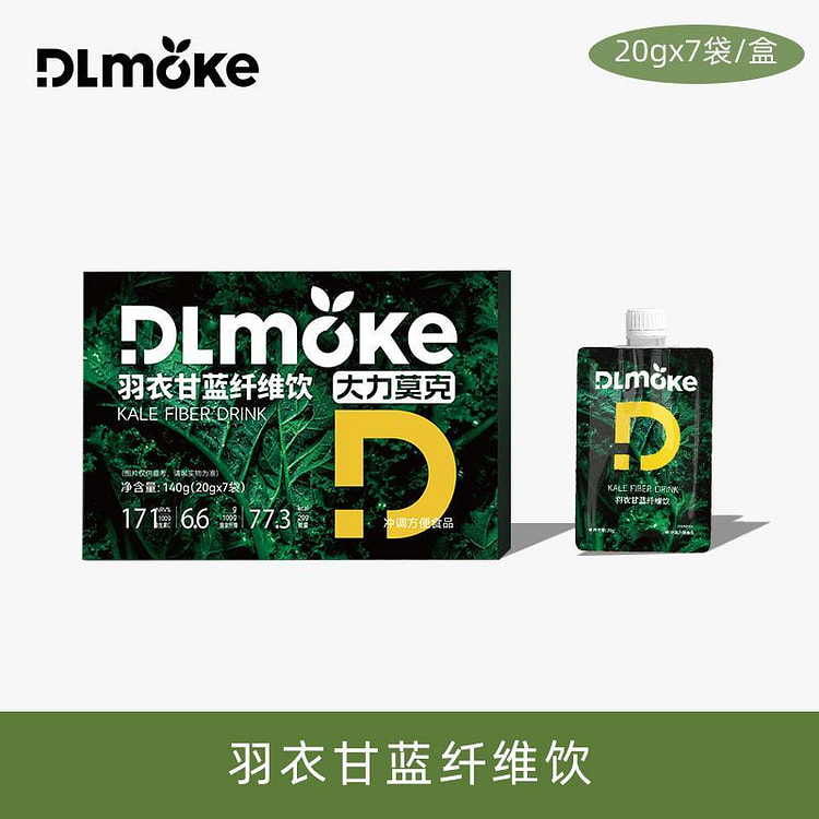 大力莫克羽衣甘蓝粉纤维饮140g（20g*7） 140 克