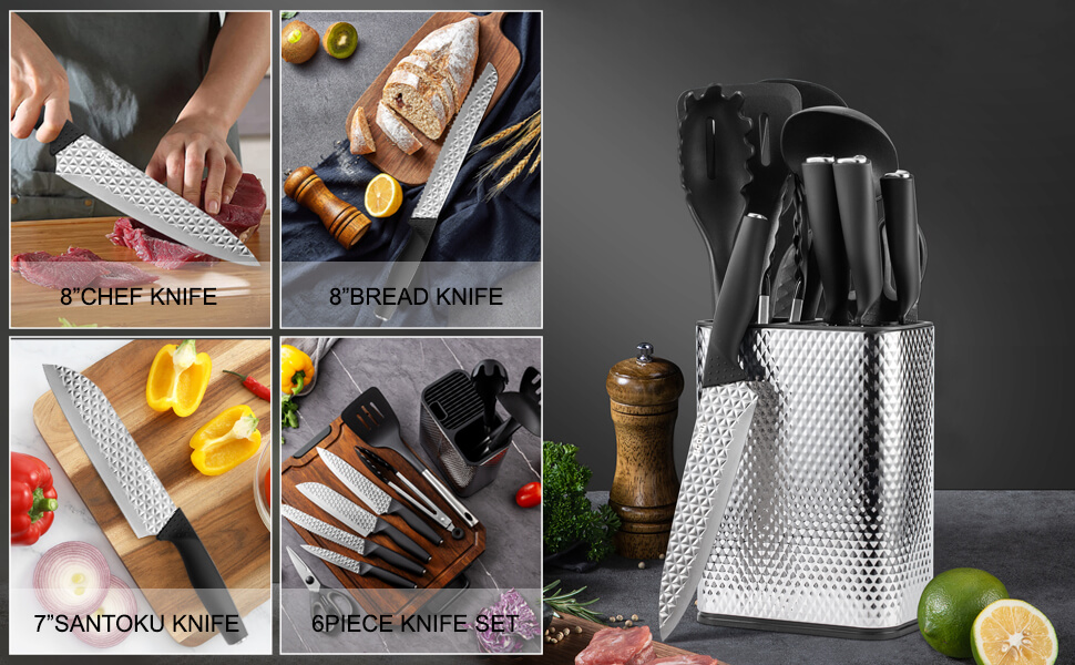 GOODA KNIFE SET WITH BLOCK