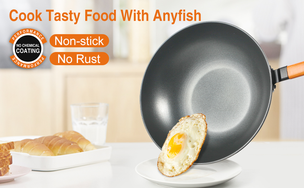 non stick wok pan