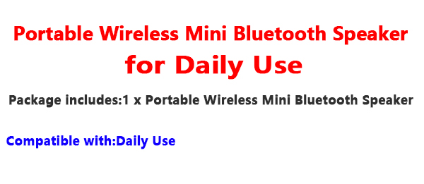 portable Bluetooth speaker