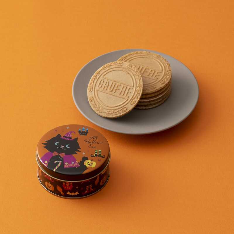 ハロウィン　缶　神戸風月堂 ハロウィン 缶 神戸風月堂