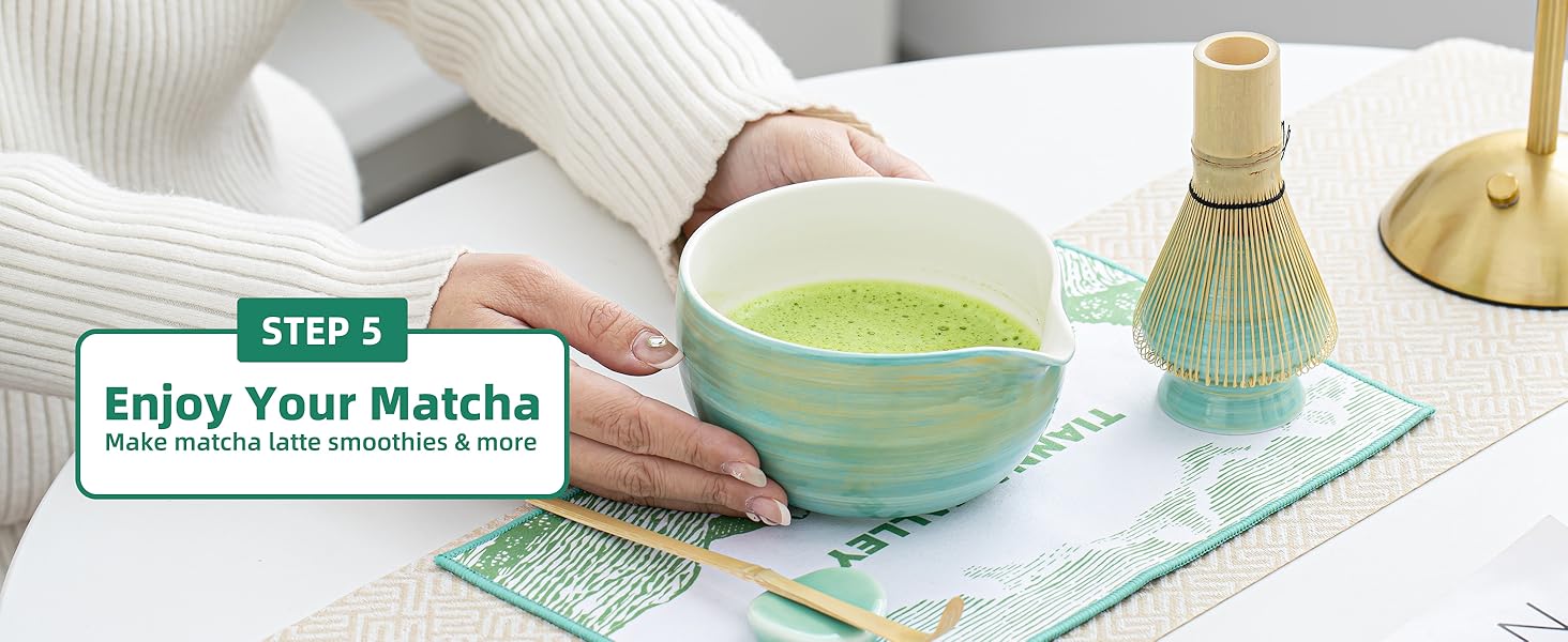 享受抹茶