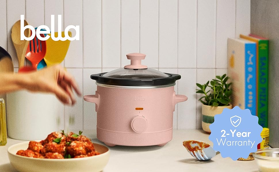 bella 1.5 Qt Slow Cooker, bella 1.5 Qt Slow Cooker, Blossom