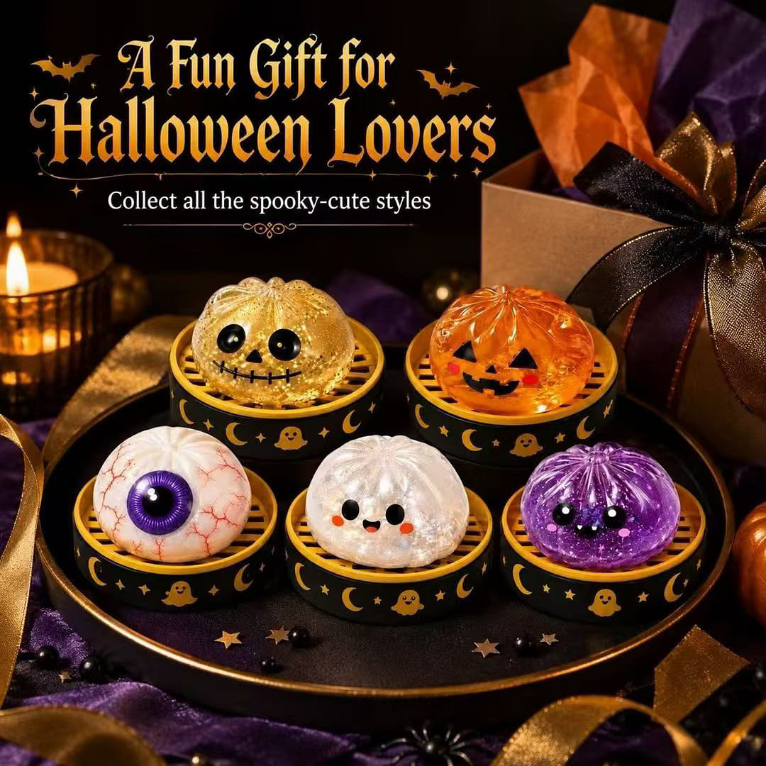 Halloween Squishy Stress Relief Toy 5Pcs Set 5 each