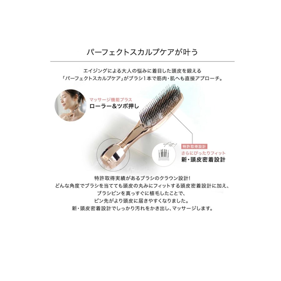 【日本直邮】日本 艾俪葆 DR.ARRIVO 清洁梳 宙斯健发按摩家用男女洗头 护发养发梳