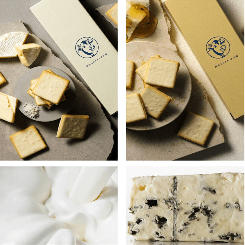 【日本直邮】 新款东京牛奶芝士工厂 蜂蜜古冈左拉芝士饼干 9枚