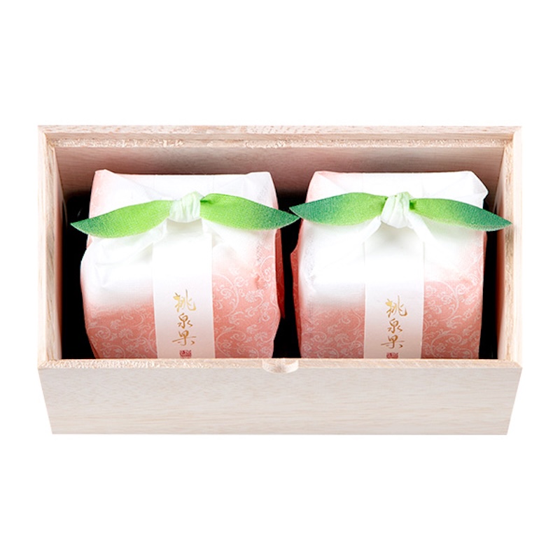 宗家 源吉兆庵 桃泉果 2個入[木箱入り] - Weee!