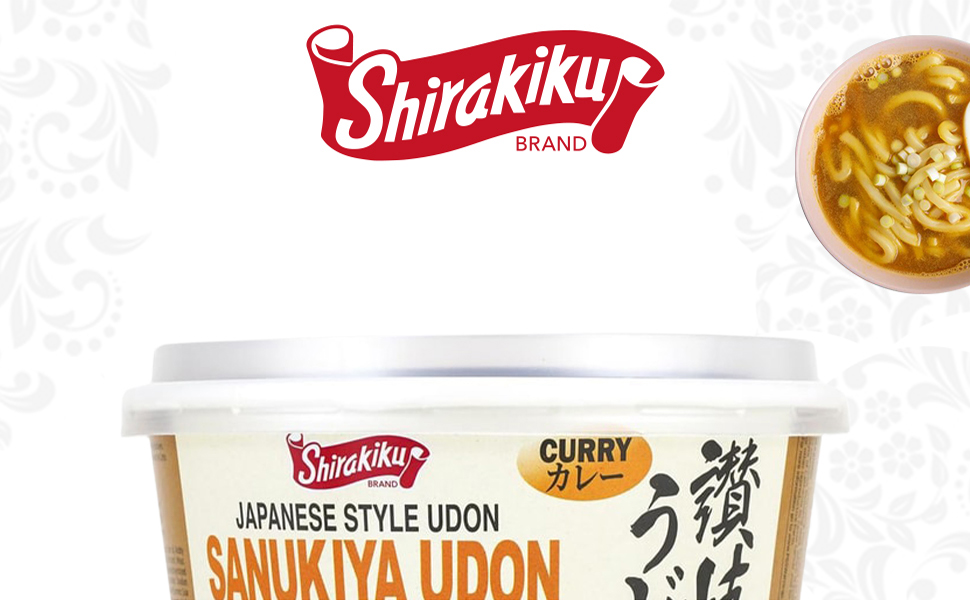 Shirakiku Sanukiya 方便麪杯 (咖喱, 6 件裝)