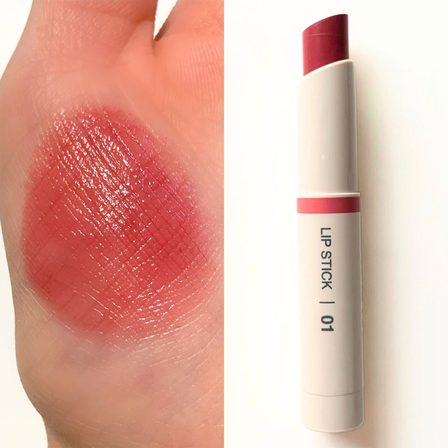 【Expédition directe du Japon】 Japon MUJI Liangpin Liangpin Rouge à lèvres hydratant 01 Rose 2,5g