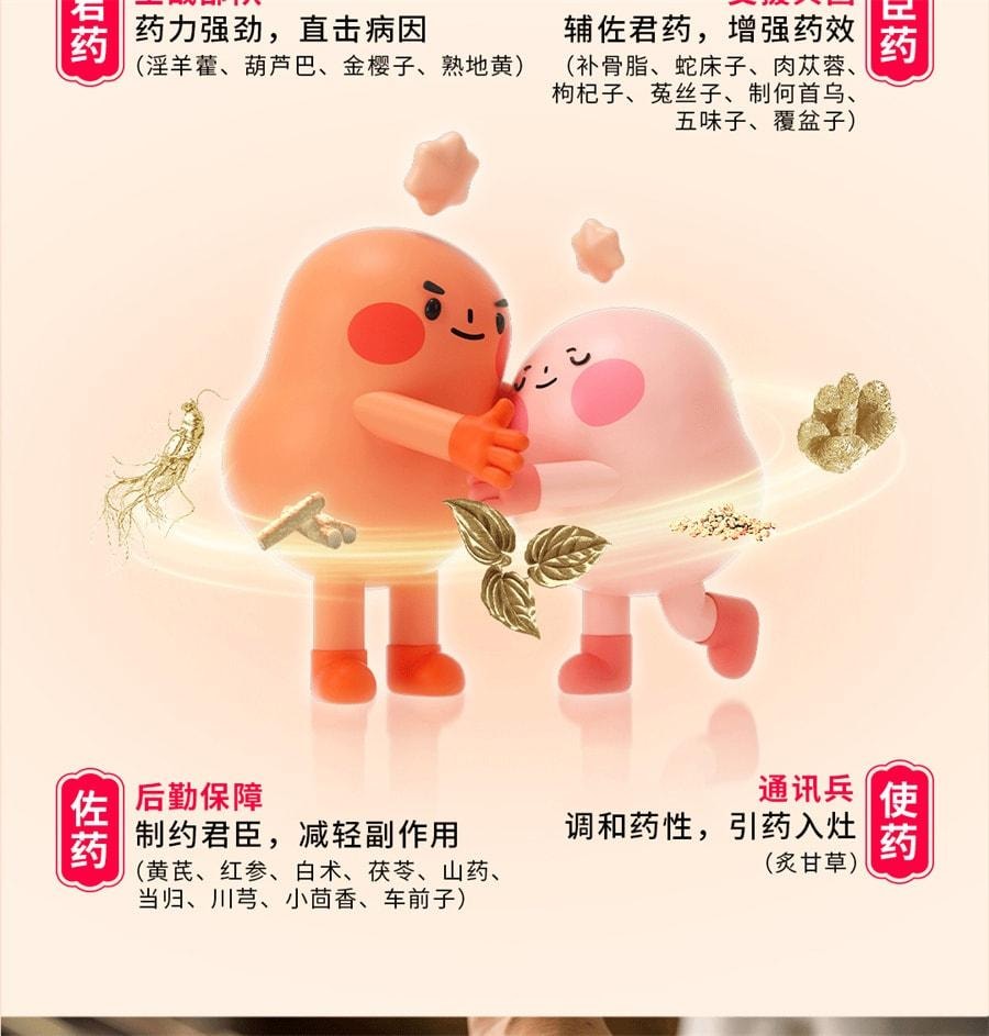 【中國直郵】 匯仁 腎寶片 男士補腎固本 恢復好狀態適用於腰痠男士溫陽精神不振 45片/盒