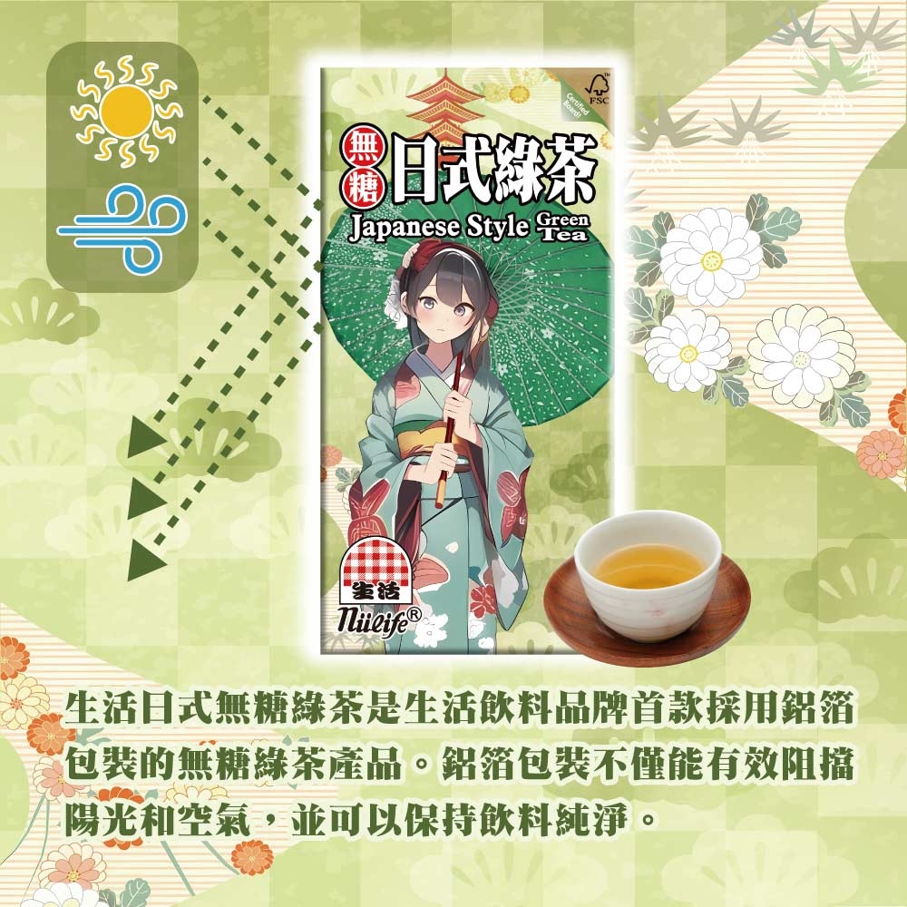 生活日式無糖綠茶(300mlx6入) | 綠茶/烏龍茶| Yahoo奇摩購物中心