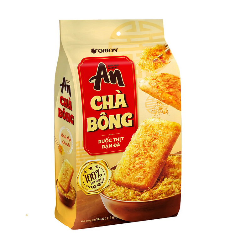 越南ORION鸡丝肉松米饼