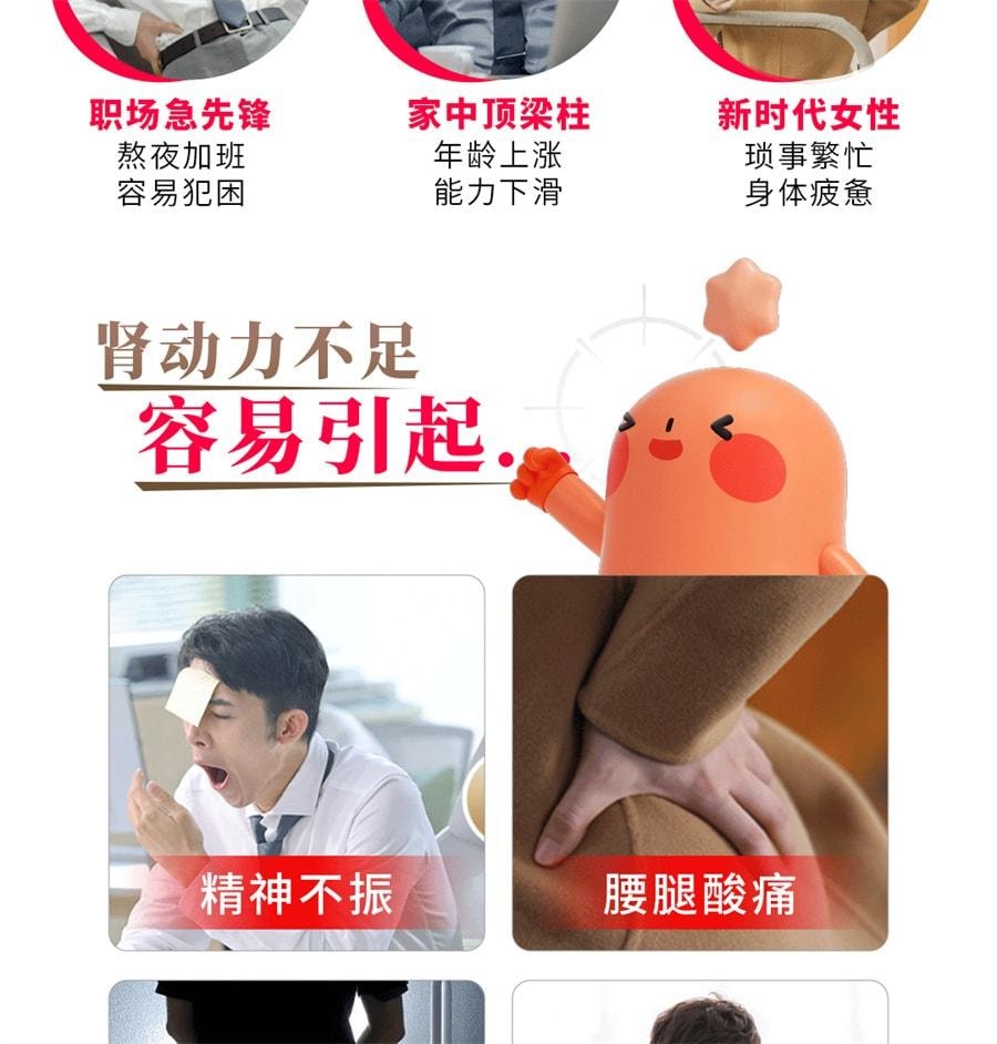 【中國直郵】 匯仁 腎寶片 男士補腎固本 恢復好狀態適用於腰痠男士溫陽精神不振 45片/盒