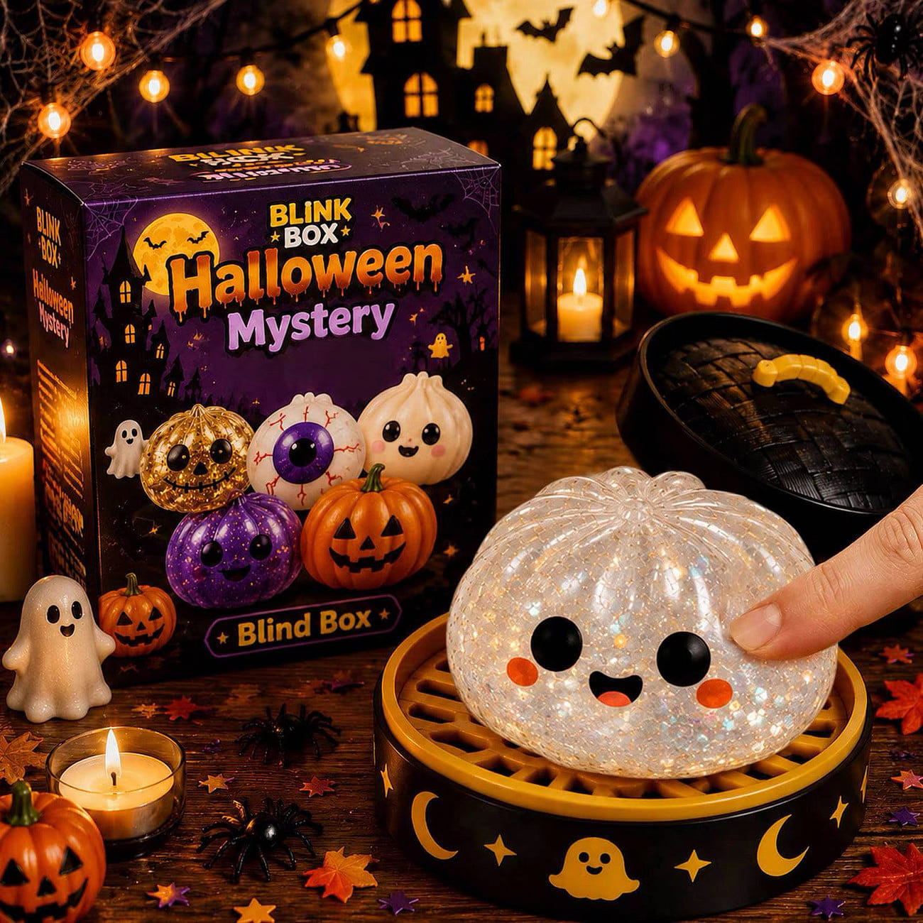 Halloween Squishy Ghost Stress Relief Toy 1 each