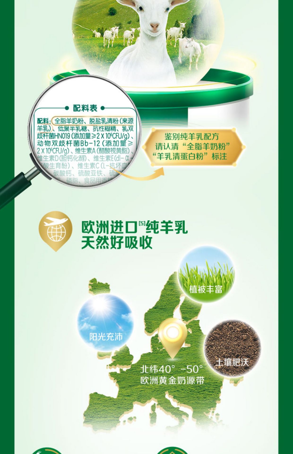【中国直邮】伊利  倍畅羊奶粉   盒装便携袋装   175g