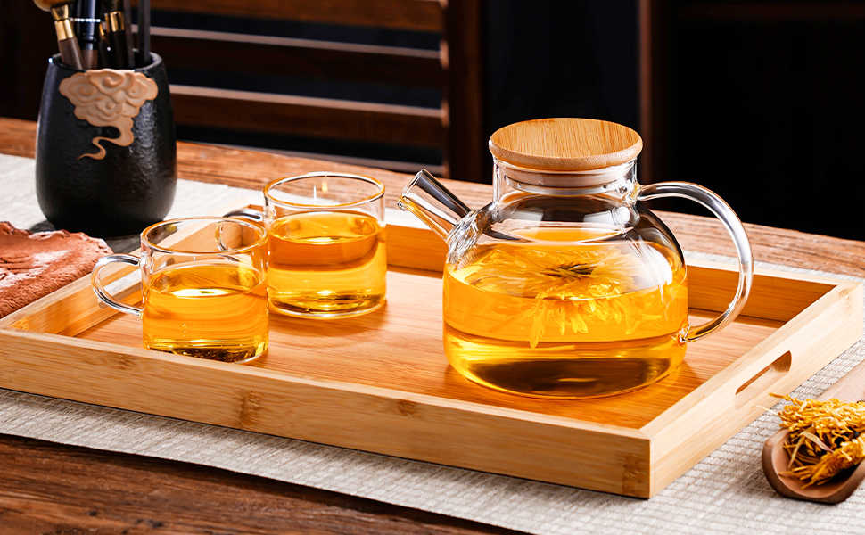 glass teapot
