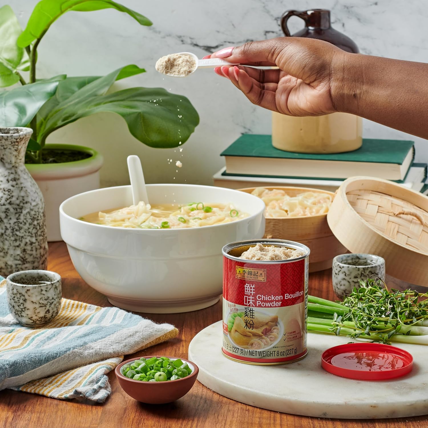 Lee Kum Kee Chicken Bouillon Powder (8 oz)...