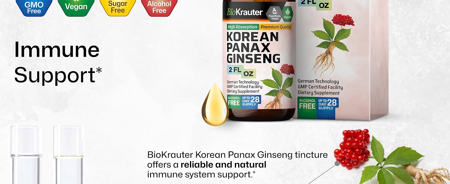 Korean Ginseng Extract Alcohol Free
