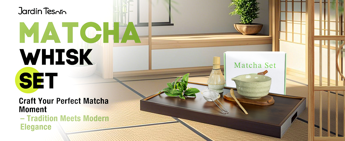 matcha whisk set