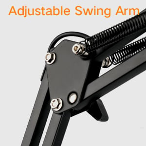 我們的燈罩採用鋁合金材質，提升檯燈散熱效果。