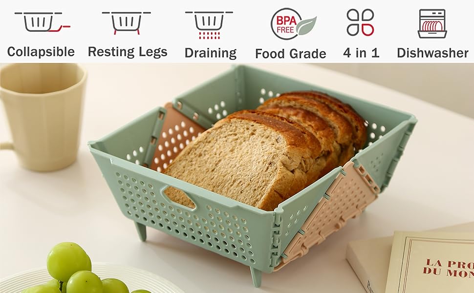 Plastic Collapsible Colander