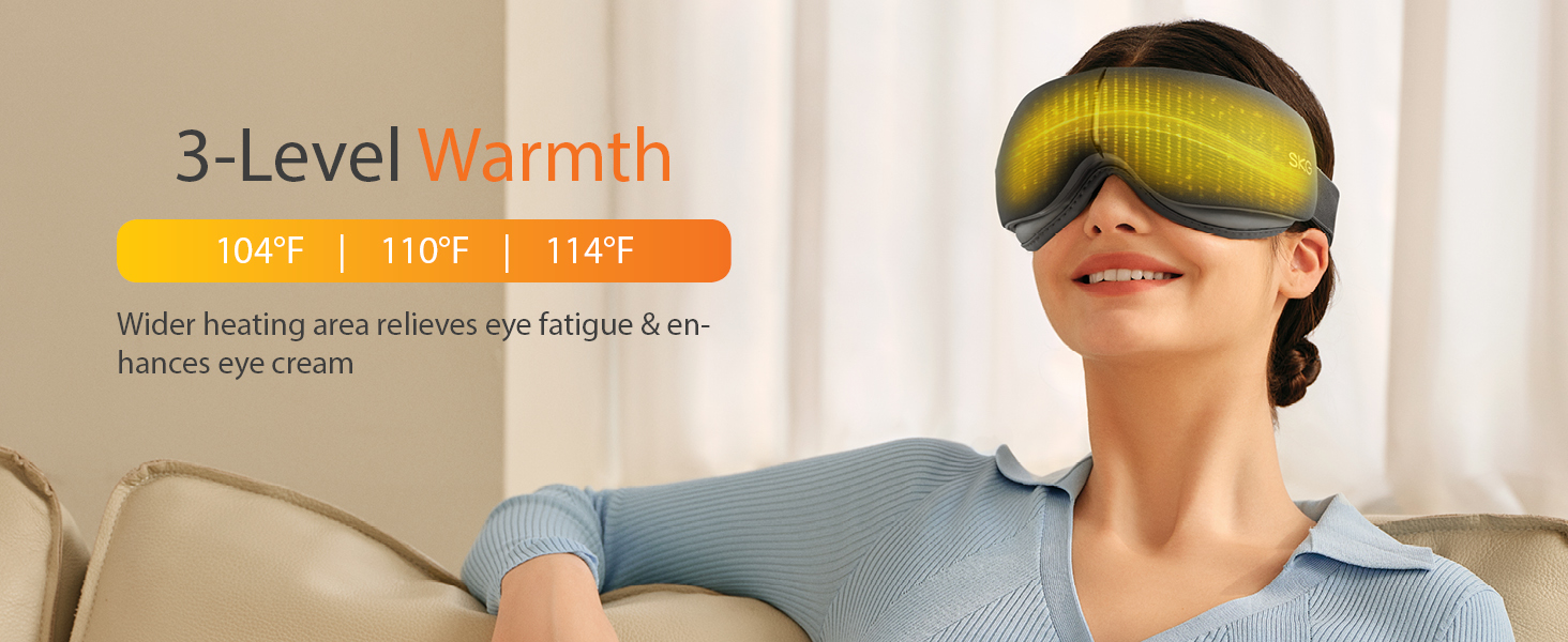 heated eye massager